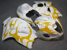 Cargar imagen en el visor de la galería, White and Yellow Flame - GSX1300R Hayabusa 08-20 Fairing Kit