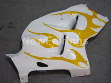 Cargar imagen en el visor de la galería, White and Yellow Flame - GSX1300R Hayabusa 08-20 Fairing Kit