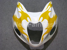 Cargar imagen en el visor de la galería, White and Yellow Flame - GSX1300R Hayabusa 08-20 Fairing Kit