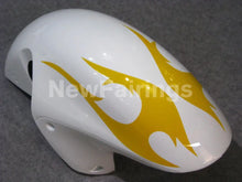 Cargar imagen en el visor de la galería, White and Yellow Flame - GSX1300R Hayabusa 08-20 Fairing Kit