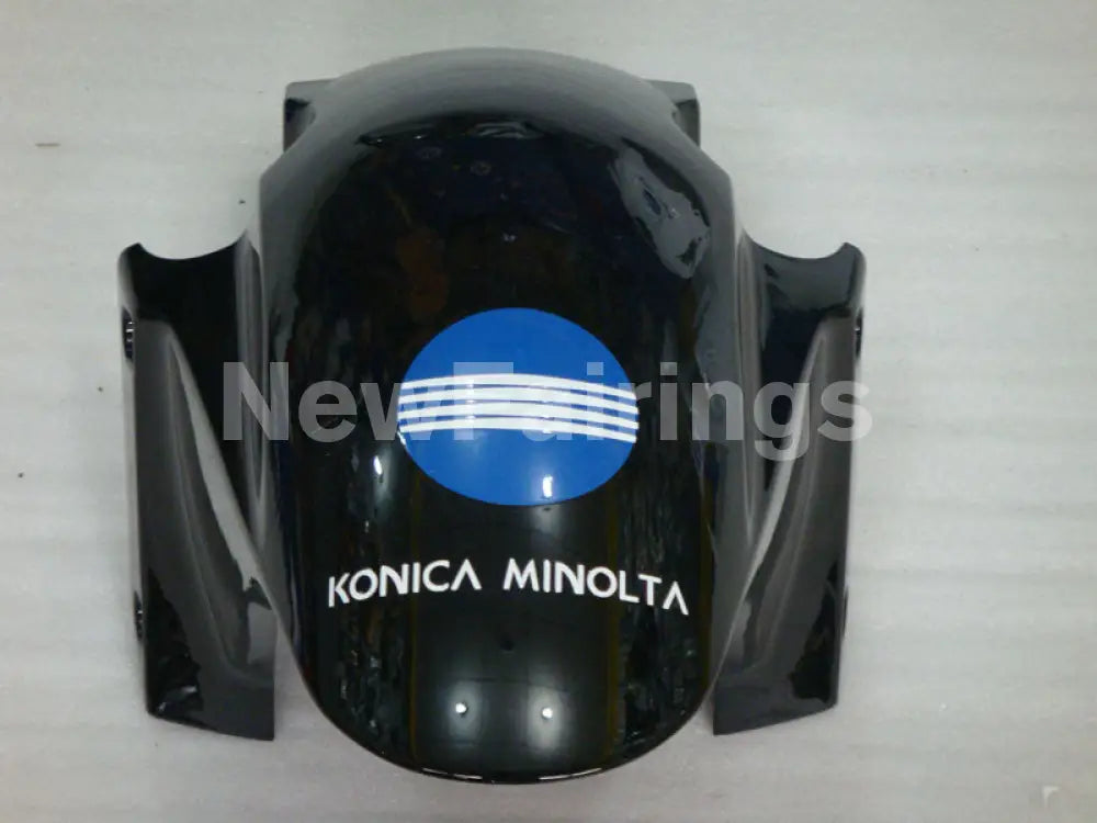 White Black and Blue Konica Minolta - CBR600RR 03-04 Fairing Kit