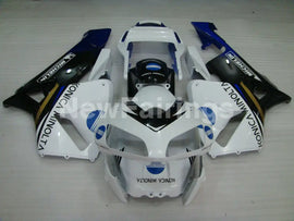 White Black and Blue Konica Minolta - CBR600RR 03-04 Fairing Kit