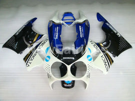 White and Black Blue Konica Minolta - CBR 900 RR 92-93 Fairing Kit