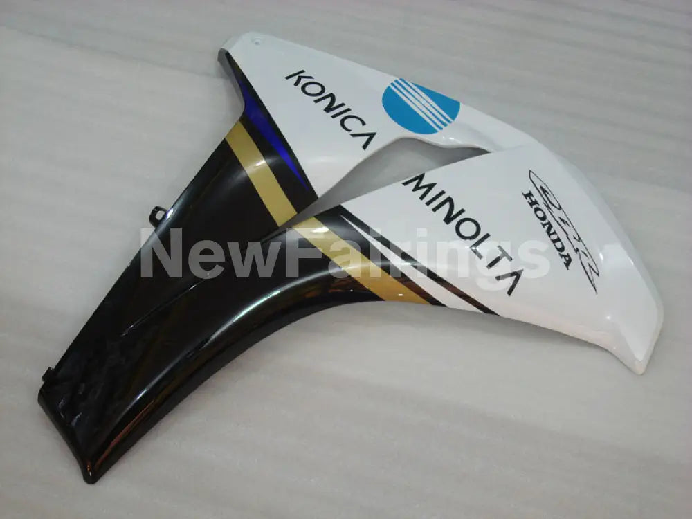 White and Black Blue Konica Minolta - CBR1000RR 08-11 Fairing Kit
