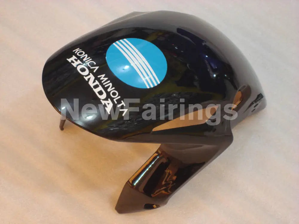 White and Black Blue Konica Minolta - CBR1000RR 08-11 Fairing Kit