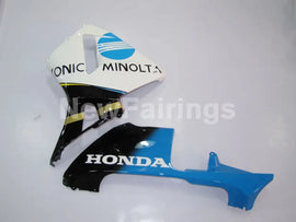 White and Black Blue Konica Minolta - CBR600RR 05-06 Fairing Kit