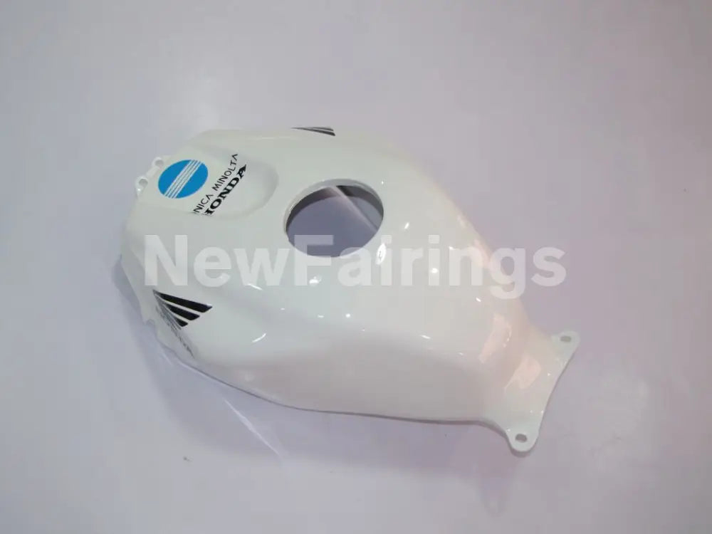 White and Black Blue Konica Minolta - CBR600RR 05-06 Fairing Kit