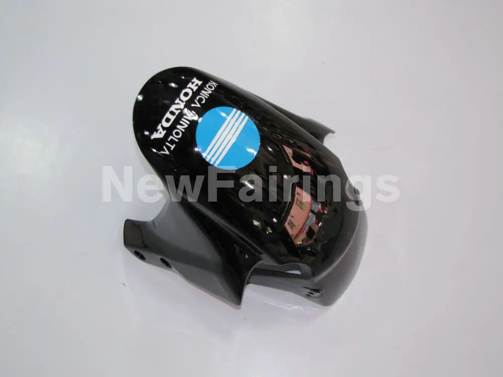 White and Black Blue Konica Minolta - CBR600RR 05-06 Fairing Kit