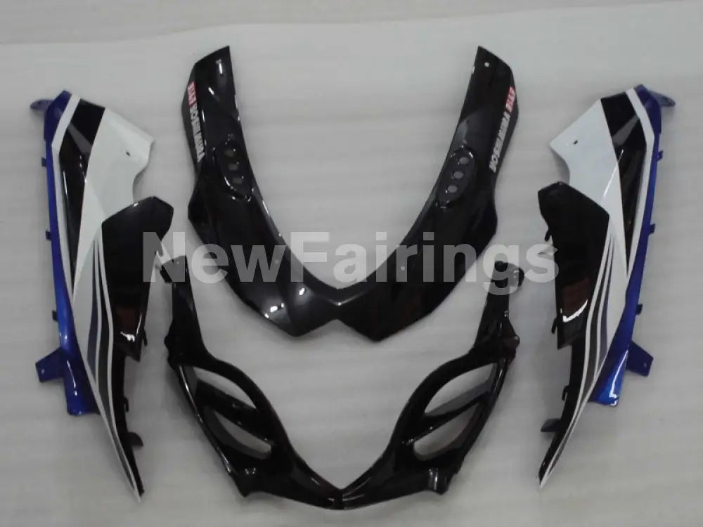 White and Black Blue Yoshimura - GSX-R1000 09-16 Fairing Kit