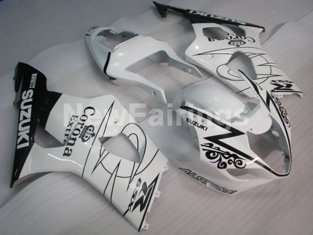 White Black Corona - GSX-R1000 03-04 Fairing Kit