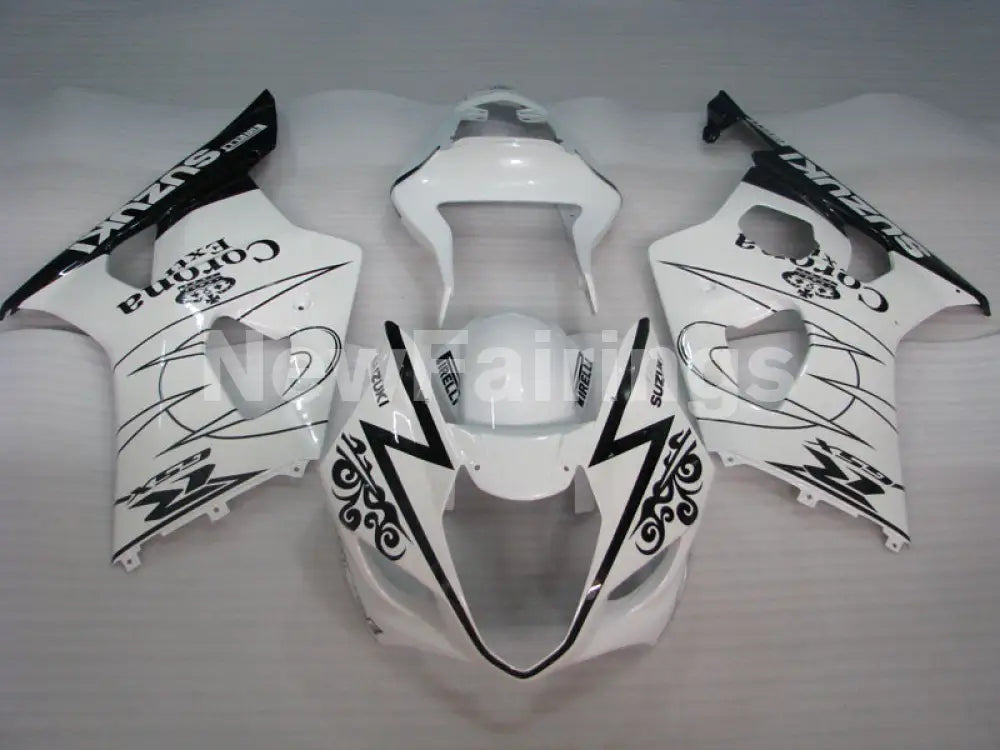 White Black Corona - GSX-R1000 03-04 Fairing Kit