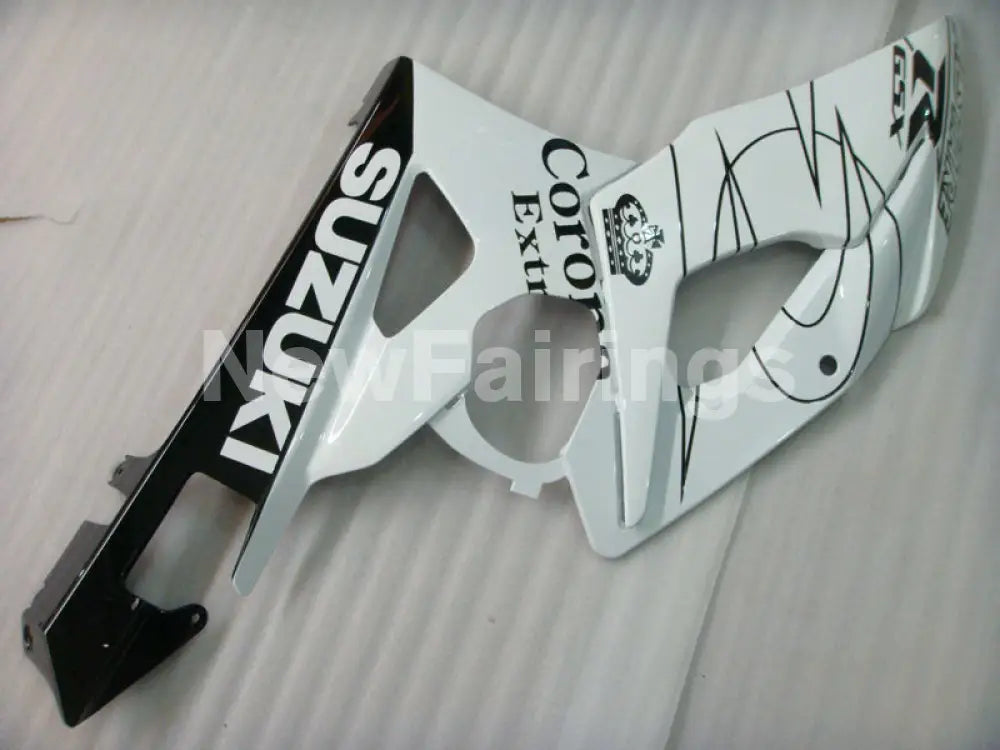 White and Black Corona - GSX-R1000 05-06 Fairing Kit