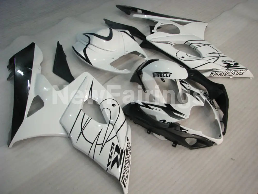 White Black Corona - GSX-R1000 05-06 Fairing Kit