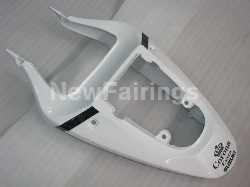 White and Black Corona - GSX-R600 01-03 Fairing Kit