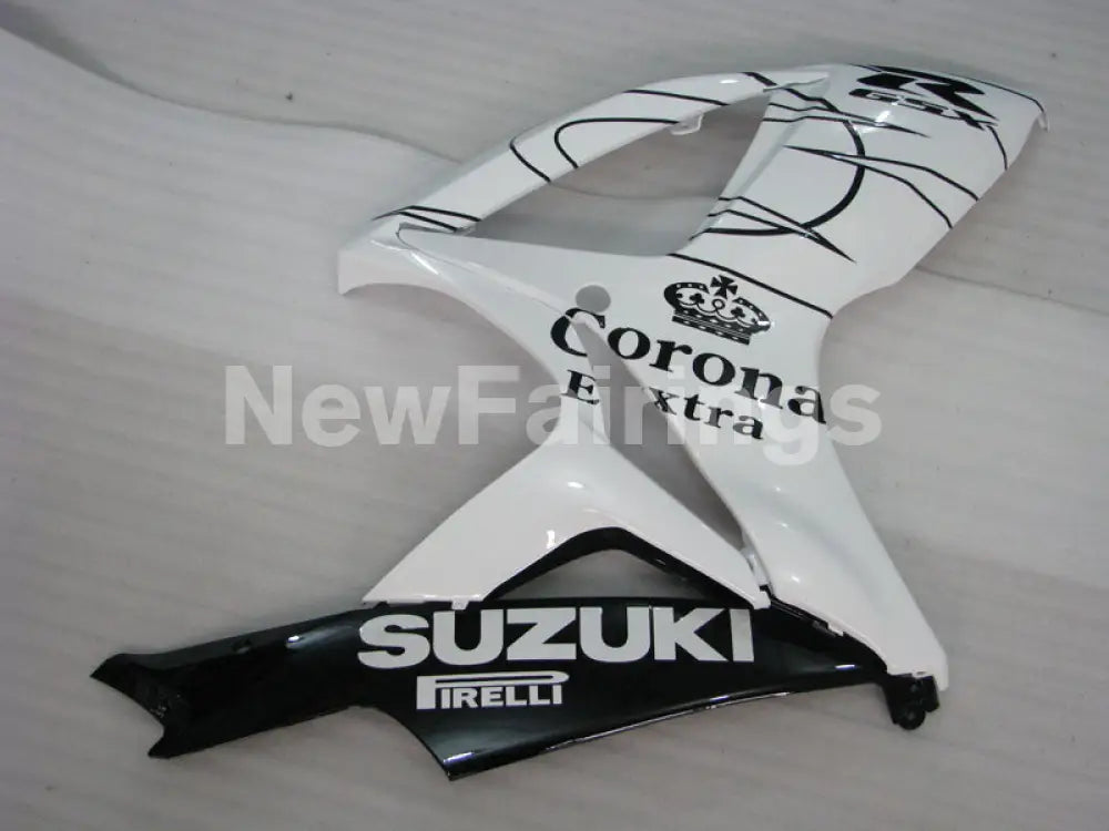 White Black Corona - GSX-R600 06-07 Fairing Kit