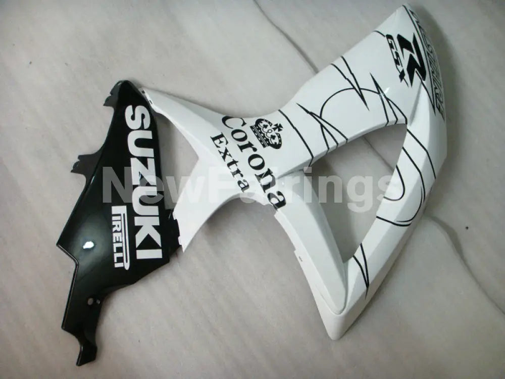 White Black Corona - GSX-R600 08-10 Fairing Kit