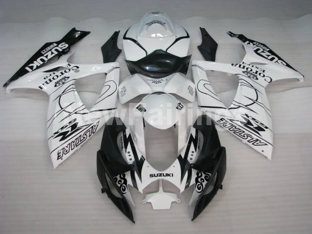White Black Corona - GSX-R750 06-07 Fairing Kit