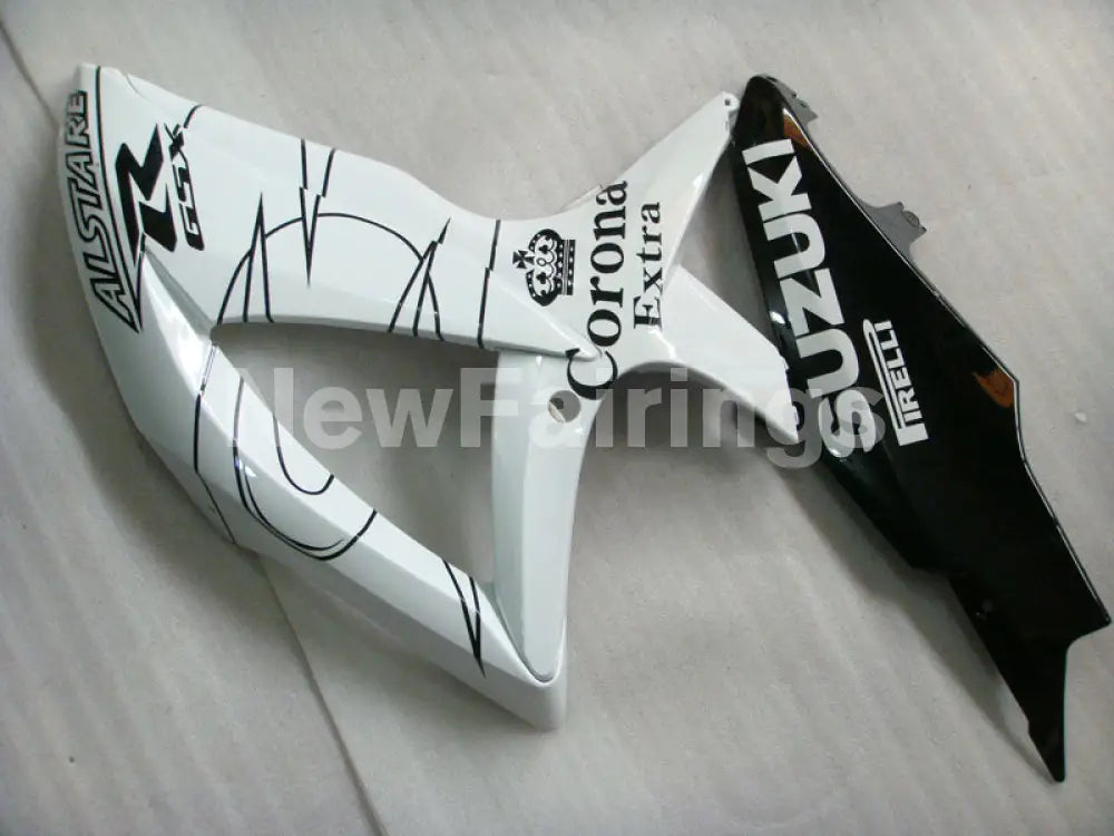 White Black Corona - GSX-R750 08-10 Fairing Kit