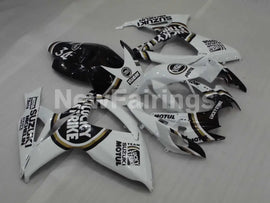 White and Black Lucky Strike - GSX-R600 06-07 Fairing Kit