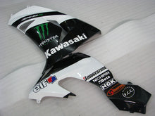 Cargar imagen en el visor de la galería, White and Black Monster - NINJA ZX-10R 06-07 Fairing Kit