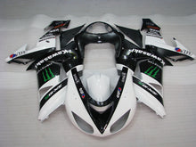 Cargar imagen en el visor de la galería, White and Black Monster - NINJA ZX-10R 06-07 Fairing Kit