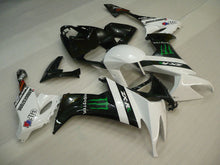 Cargar imagen en el visor de la galería, White and Black Monster - NINJA ZX-10R 08-10 Fairing Kit