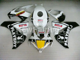 White and Black Playboy - CBR1000RR 08-11 Fairing Kit