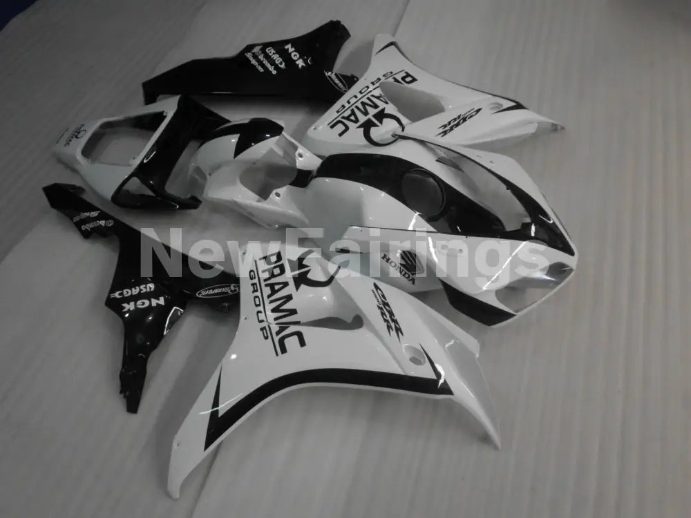 White and Black PRAMAC - CBR1000RR 06-07 Fairing Kit