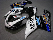 Cargar imagen en el visor de la galería, White and Black Xerox - Ducati 848/1098/1198 07-11 Fairing Kit