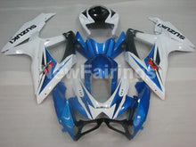 Cargar imagen en el visor de la galería, White Blue and Black Factory Style - GSX-R600 08-10 Fairing Kit