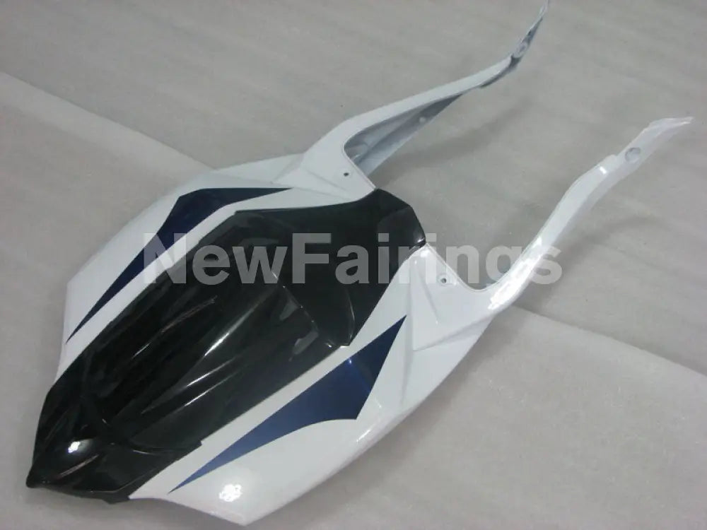 White Blue and Black Factory Style - GSX-R600 08-10 Fairing Kit
