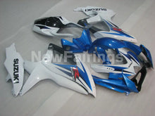 Cargar imagen en el visor de la galería, White Blue and Black Factory Style - GSX-R750 08-10 Fairing Kit
