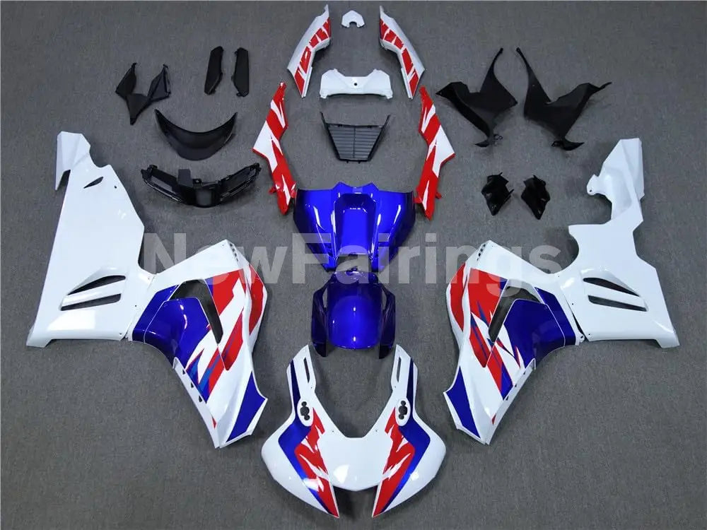 White Blue and Red Factory Style - CBR1000RR-R 20-24 Fairing Kit
