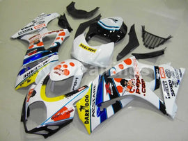 White Blue and Yellow Dark Dog - GSX-R1000 07-08 Fairing Kit