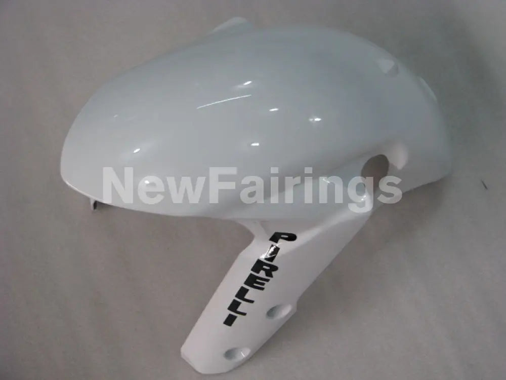 White and Blue Black Dark Dog - GSX-R1000 09-16 Fairing Kit