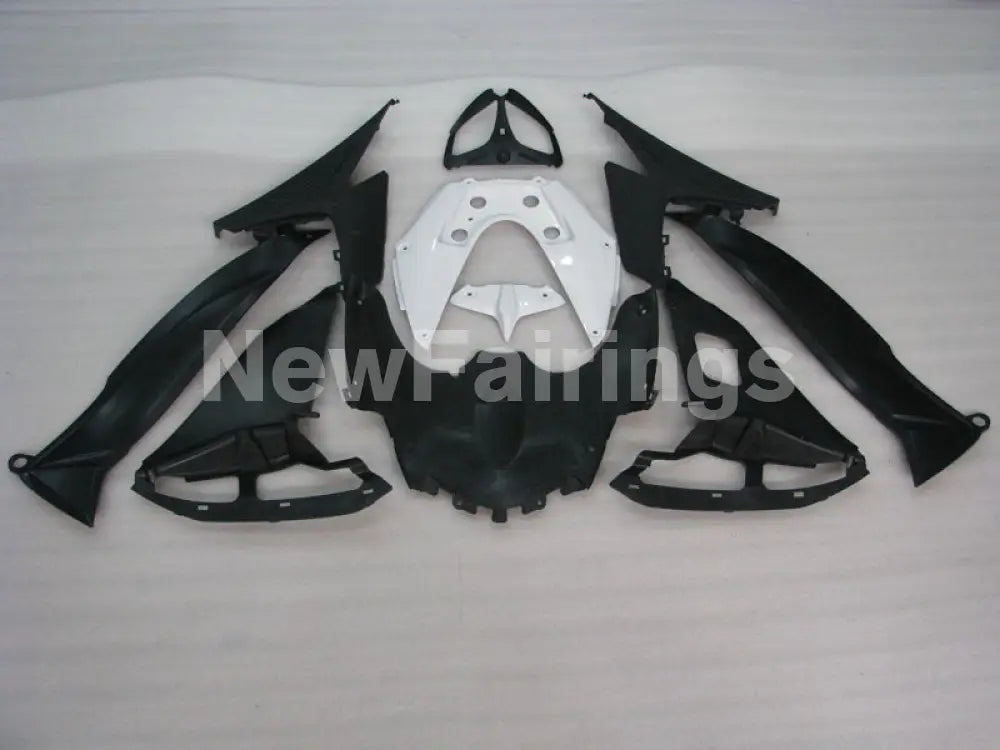 White and Blue Black Dark Dog - GSX-R1000 09-16 Fairing Kit