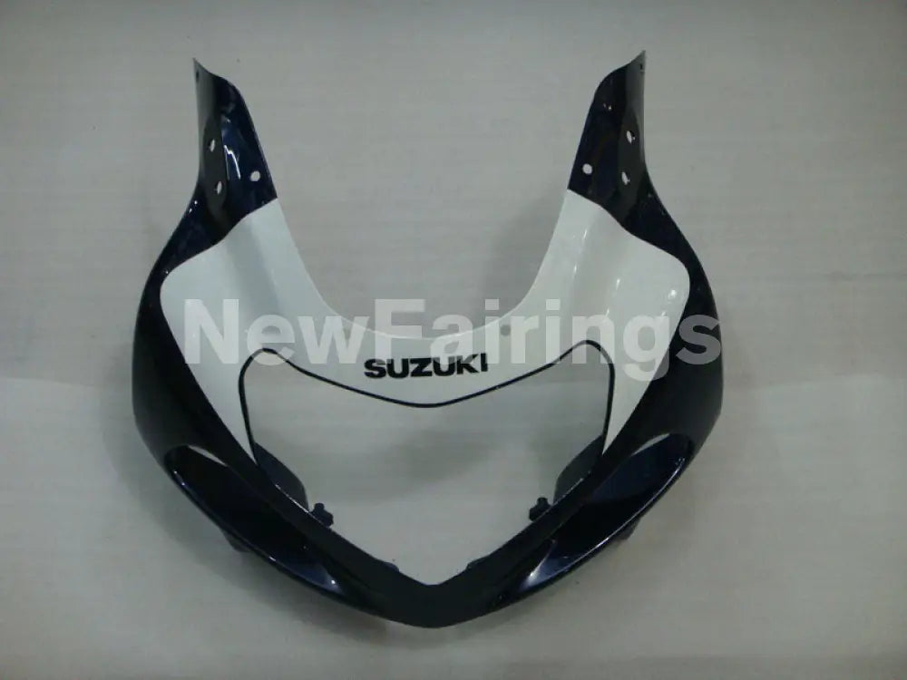 White Blue and Black Factory Style - GSX-R600 01-03 Fairing Kit