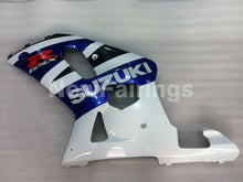 Cargar imagen en el visor de la galería, White and Blue Black Factory Style - GSX-R600 01-03 Fairing Kit