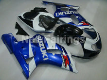Cargar imagen en el visor de la galería, White Blue and Black Factory Style - GSX-R600 01-03 Fairing Kit