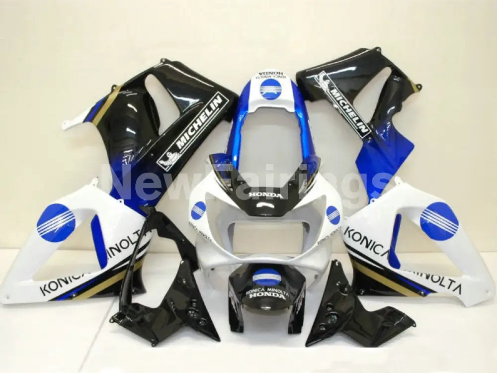 White and Blue Black Konica Minolta - CBR 929 RR 00-01 Fairing Kit