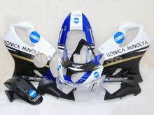 Cargar imagen en el visor de la galería, White and Blue Black Konica Minolta - CBR600 F4 99-00 Fairing Kit