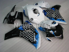 White and Blue Black Motorcycle - CBR1000RR 08-11 Fairing Kit