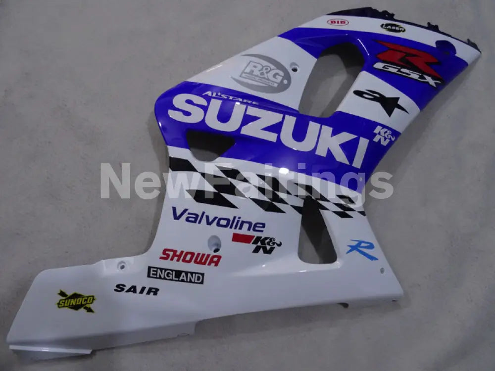 White and Blue Black MOTUL - GSX-R600 01-03 Fairing Kit