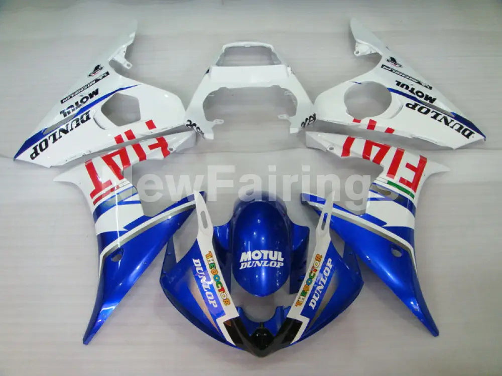 White Blue FIAT - YZF-R6 05 Fairing Kit