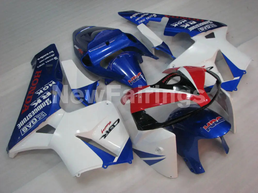 White and Blue HRC - CBR600RR 05-06 Fairing Kit