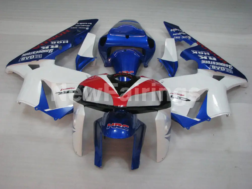 White and Blue HRC - CBR600RR 05-06 Fairing Kit