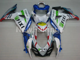 White and Blue MOTOREX - GSX-R1000 09-16 Fairing Kit