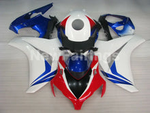 Cargar imagen en el visor de la galería, White and Blue Red No decals - CBR1000RR 08-11 Fairing Kit