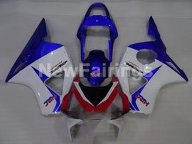 White and Blue Red Factory Style - CBR 954 RR 02-03 Fairing Kit