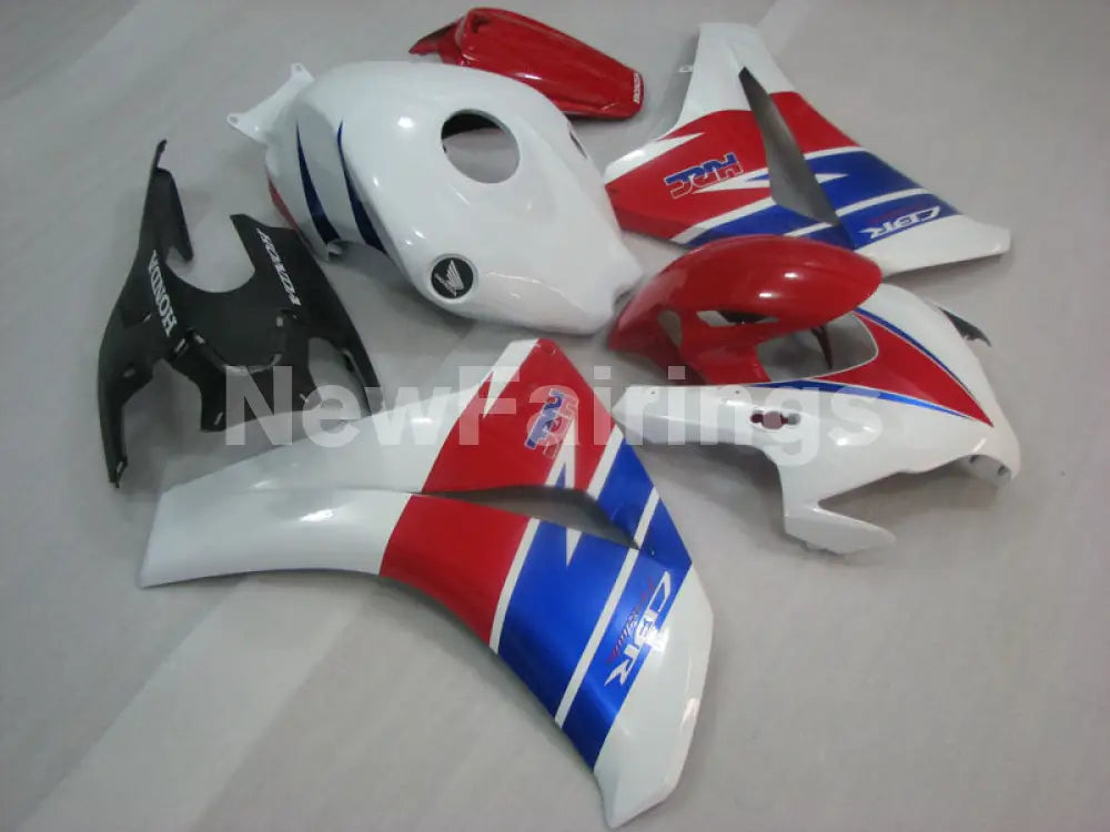 White Blue and Red Factory Style - CBR1000RR 08-11 Fairing Kit